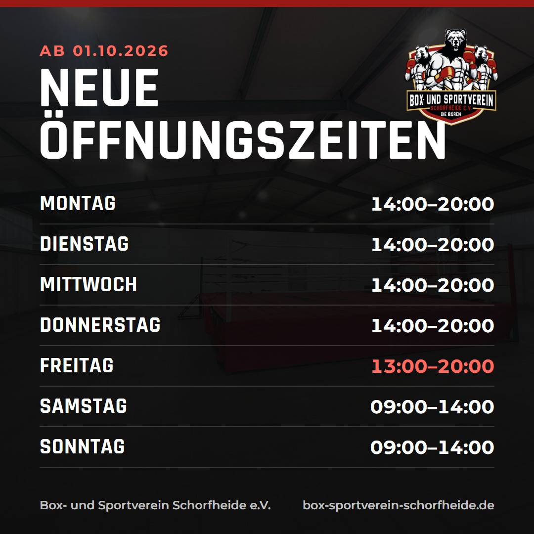 Öffnungszeiten
